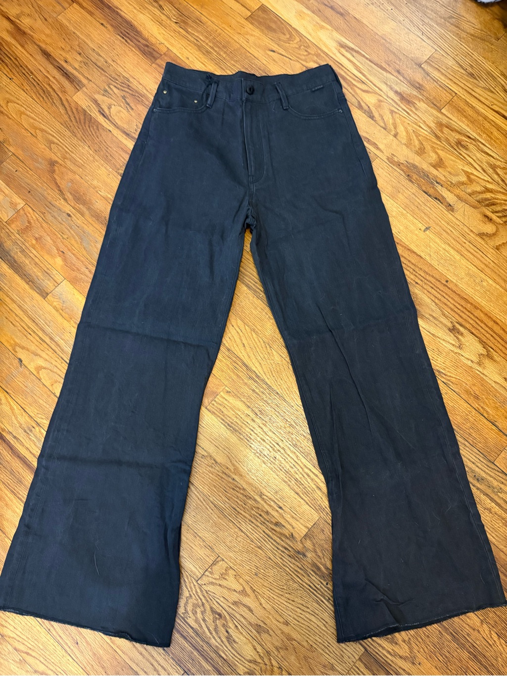 Women's Black Wide-Leg Pants